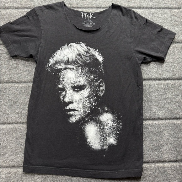 PINK Victoria's Secret Tops - PINK 2023 Tour Black Graphic Tee